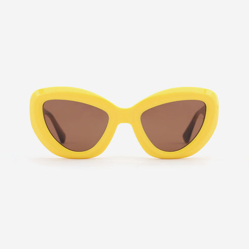 Butterfly-shaped with 3D effect Acetate Female Sunglasses  22A8074